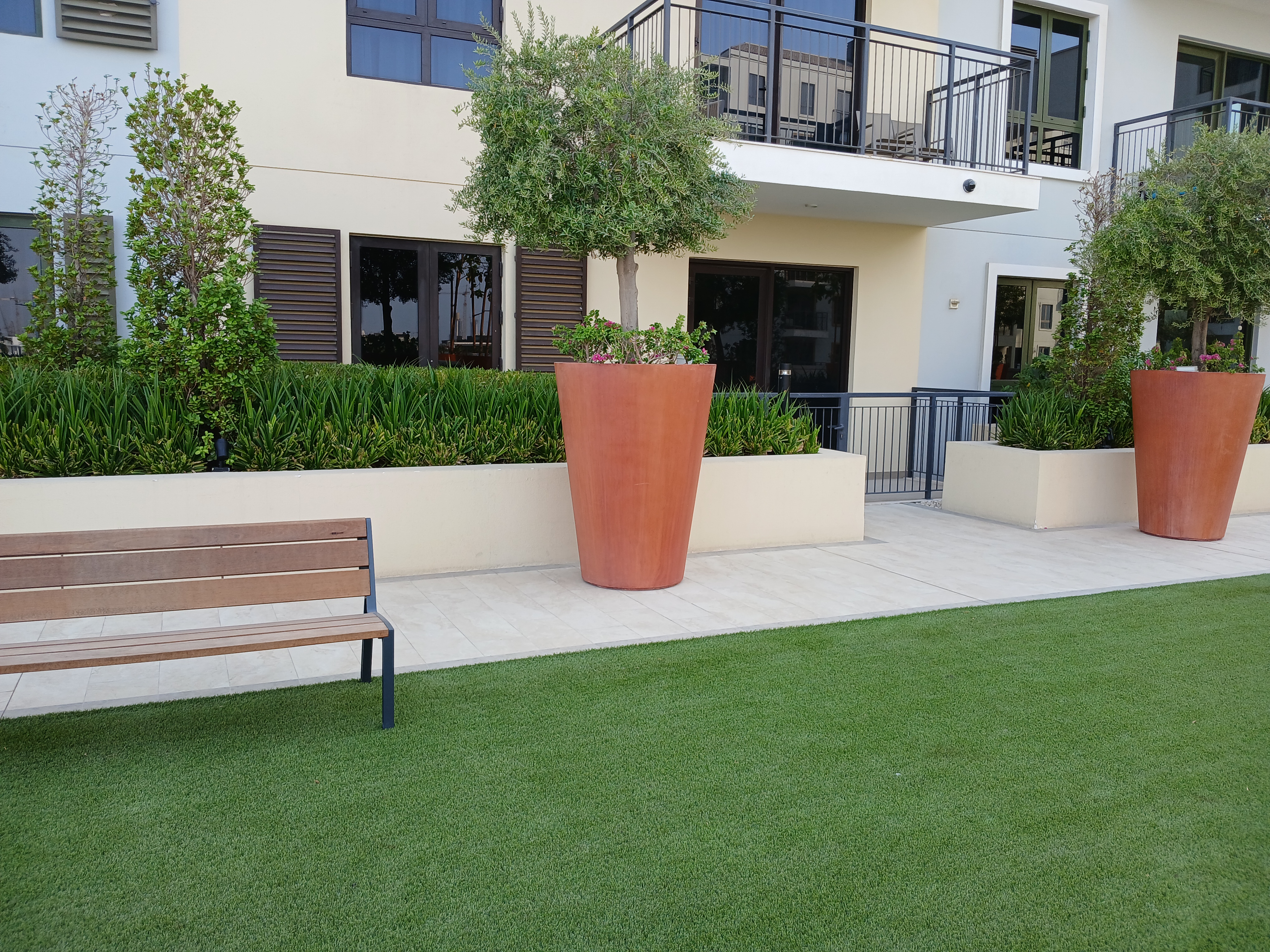 Included lawn